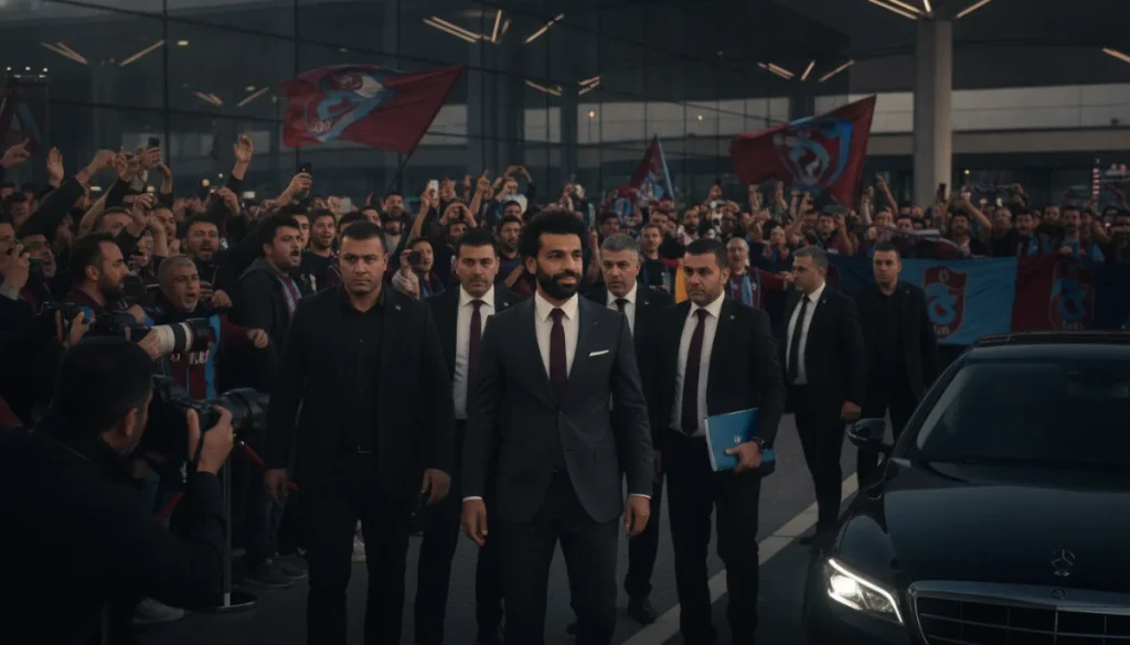 Fırtına’nın Yeni Kralı Havalimanında Coşkuyla Karşılandı