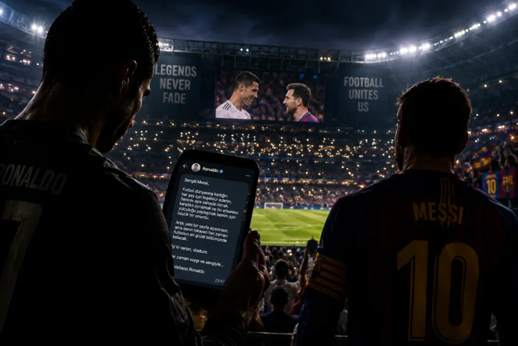Futbolda Bir Devrin Sonu: Messi’nin Vedasına Ronaldo’dan Saygı Duruşu